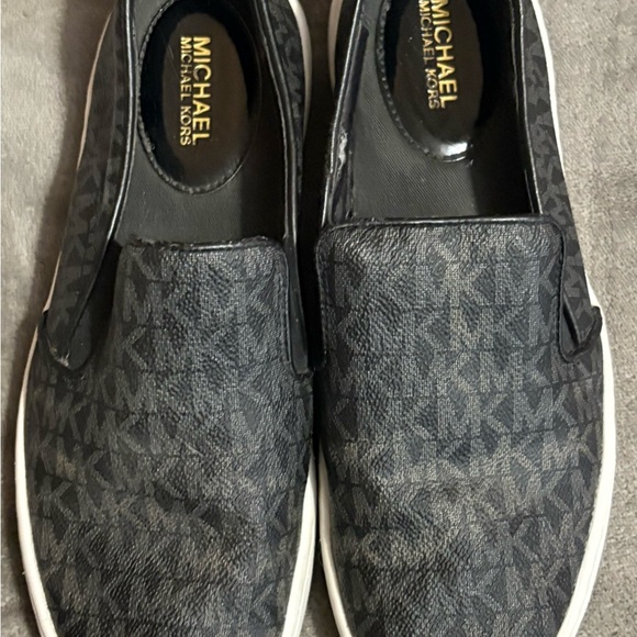 Michael Kors Shoes - Michael Kors Women’s Monogram Black Slip-On Sneaker